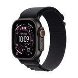 Apple Watch Ultra 3 GPS + Cellular 49mm Black Titanium Case with Black Alpine Loop - Large - GulfStore.com