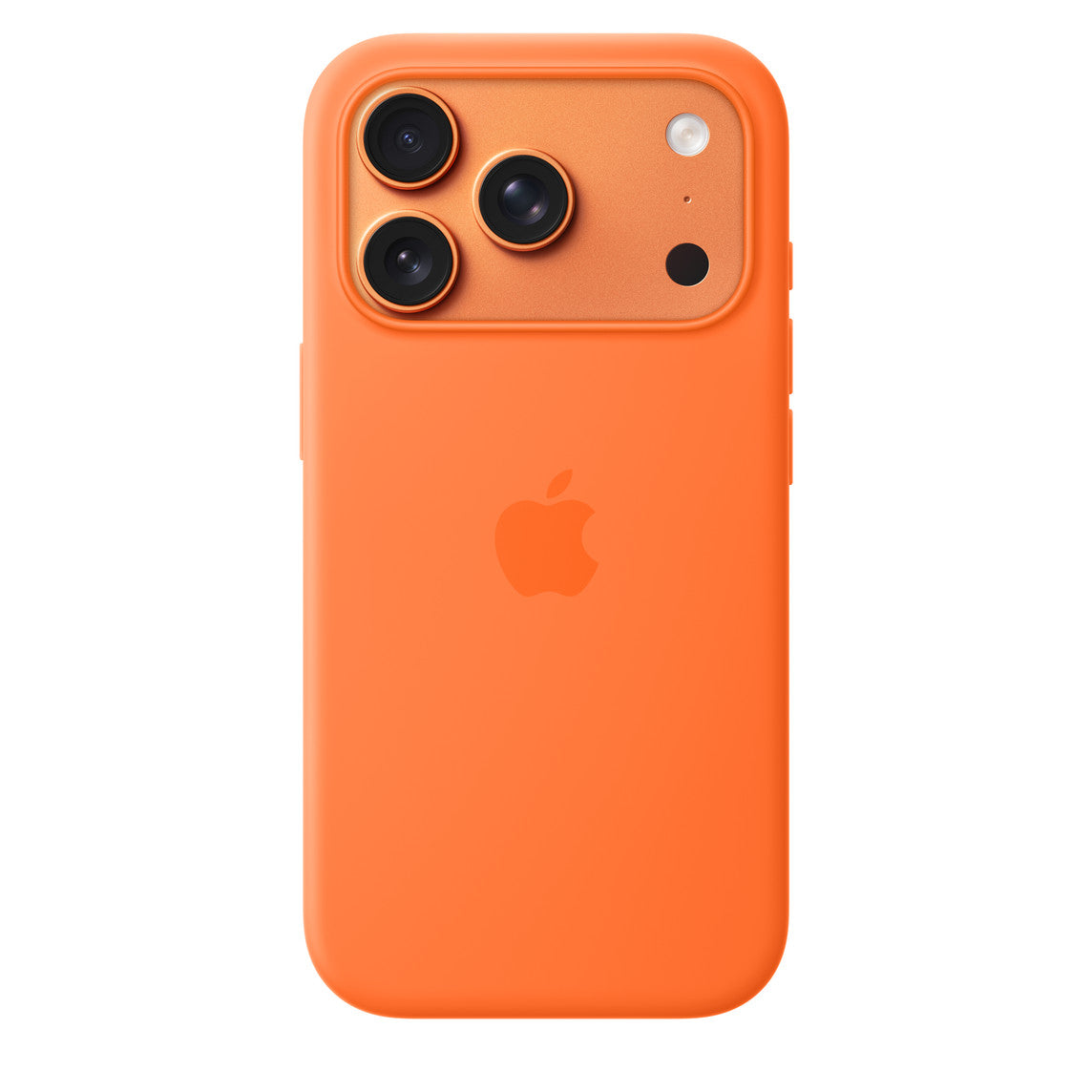 iPhone 17 Pro Max Silicone Case with MagSafe – Orange