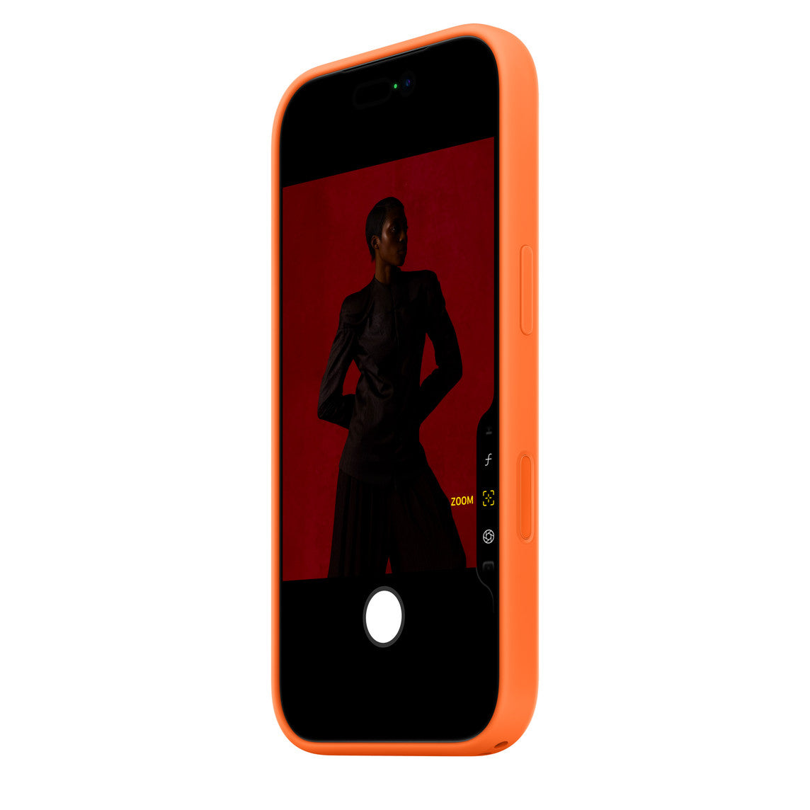 iPhone 17 Pro Max Silicone Case with MagSafe – Orange