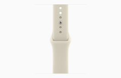 Apple Watch Series 12 GPS 46 mm Light Gold Aluminium Case with Sand Sport Band - M/L