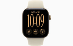 Apple Watch Series 12 GPS 46 mm Light Gold Aluminium Case with Sand Sport Band - M/L