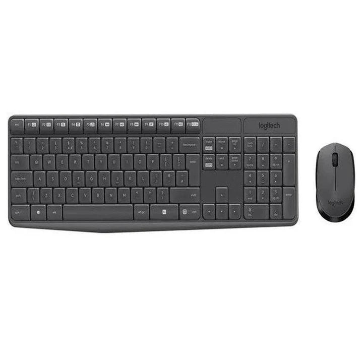 لوحة مفاتيح وماوس لاسلكيان Logitech MK235 - عربي/إنجليزي