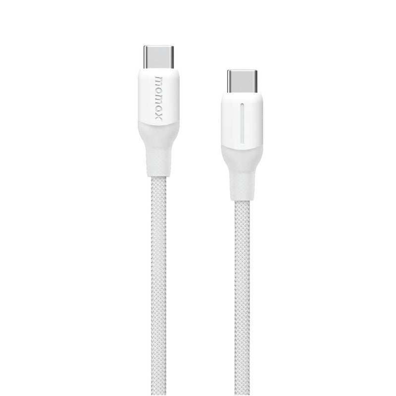 DC25W1-LinkUSB-C To USB-C (2.0m / Support 100W)Charging + Data Transfer cable(Braided - TPE + Nylon) White