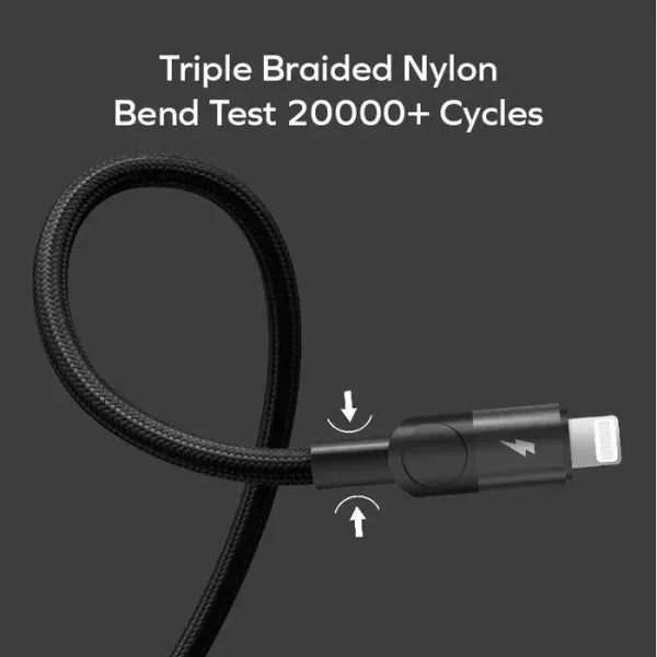 كابل مغناطيسي من موماكس Mag.link USB-C إلى Lightning بطول 1 متر | أسود | DL57D