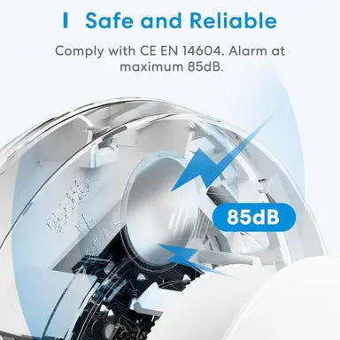 GS559AH | Meross Smart Smoke Alarm Kit with Hub | White