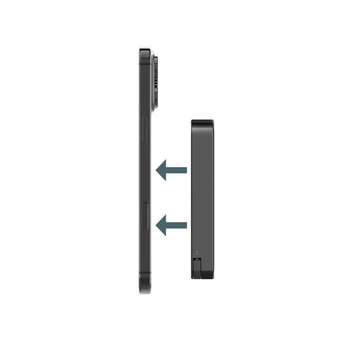 IP158D | Momax 1-Power F.Pass+ 10000mAh Battery Pack with Built-in Cable and Magnetic attachment | Black