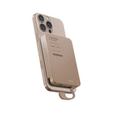 IP158L2 | Momax 1-Power F.Pass+ 10000mAh Battery Pack with Built-in Cable and Magnetic attachment | Desert Titanium