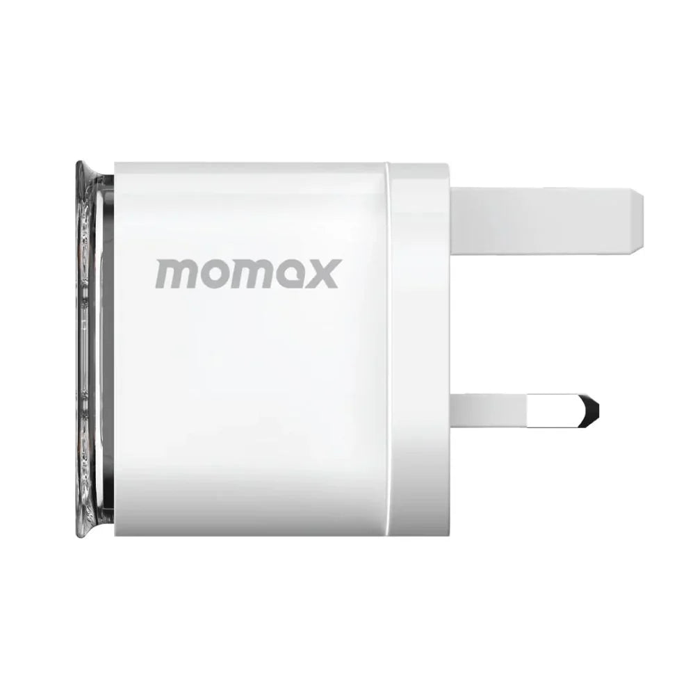 UM51UKW | Momax 1-Charge Flow 35W 2-Port Charger  | UK  | White
