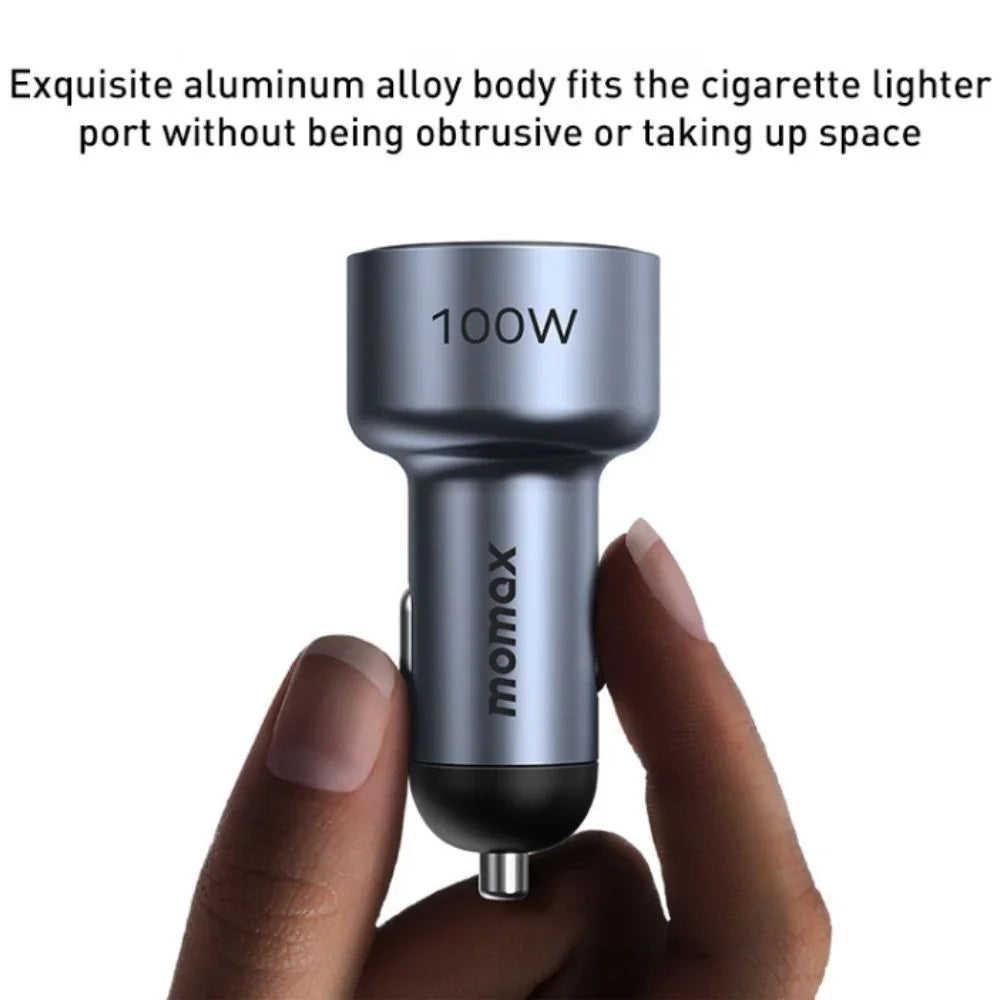 UC17E | Momax ONEPLUG 100W 3-Port Car Charger