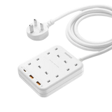 US3UKW | Momax ONEPLUG 4-Outlet Power Strip With USB | PD 20W 2A 1C