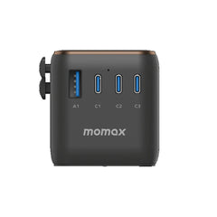UA17D| Momax  1-World 170W 4-Port Travel Adaptor  | Rose Gold - GulfStore.com