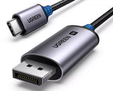 كابل يو جرين USB-C إلى DisplayPort 8K بطول 1 متر - CM556