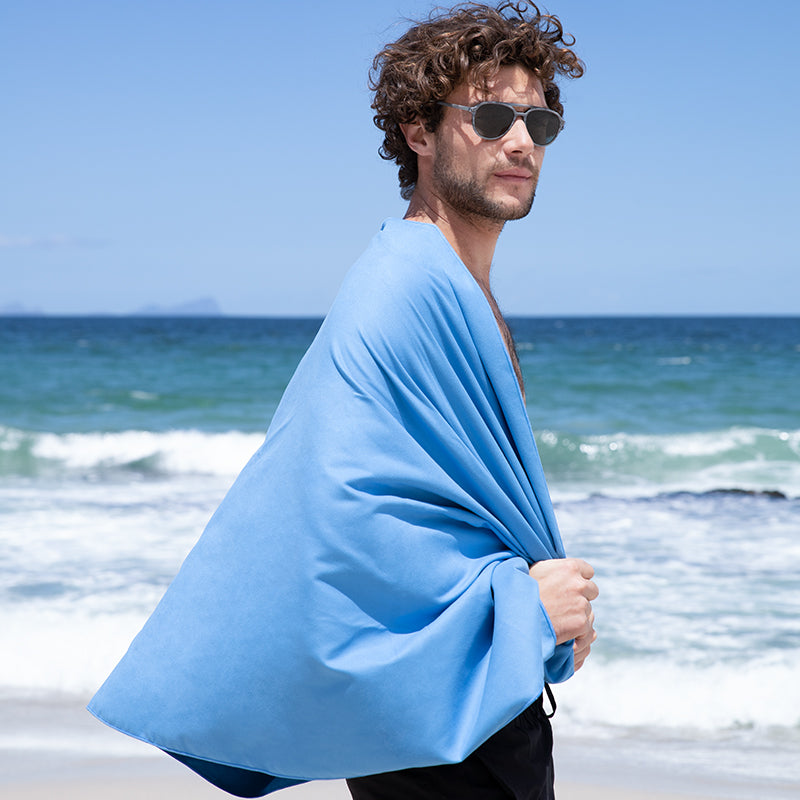 Naturehike Fitness Antibacterial quick-drying beach towel/bath 160*80cm - Purple