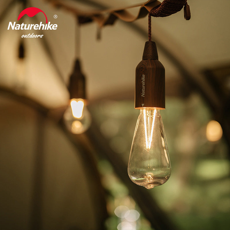 Naturehike LED Outdoor Lightwood Grain Bubble Lamp USB Type