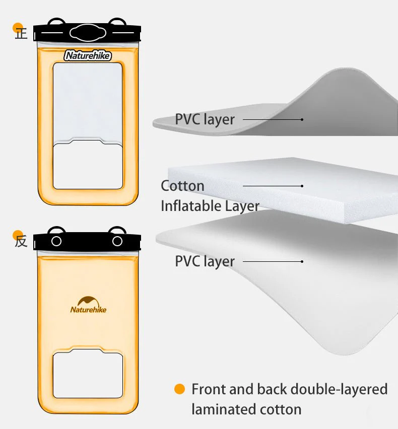 Naturehike Waterproof Floating Phone Bag  -Yellow