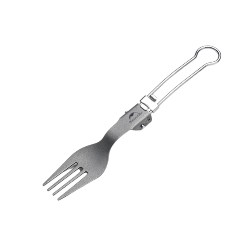 Naturehike Titanium alloy outdoor travel folding tableware titanium-fork