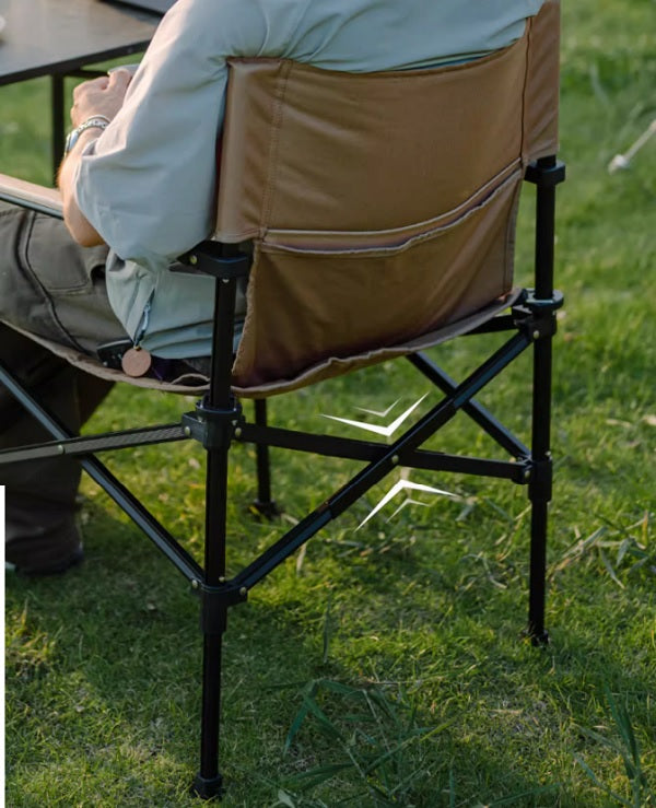 Naturehike Two-Gear Folding Chair - Dark Coffee