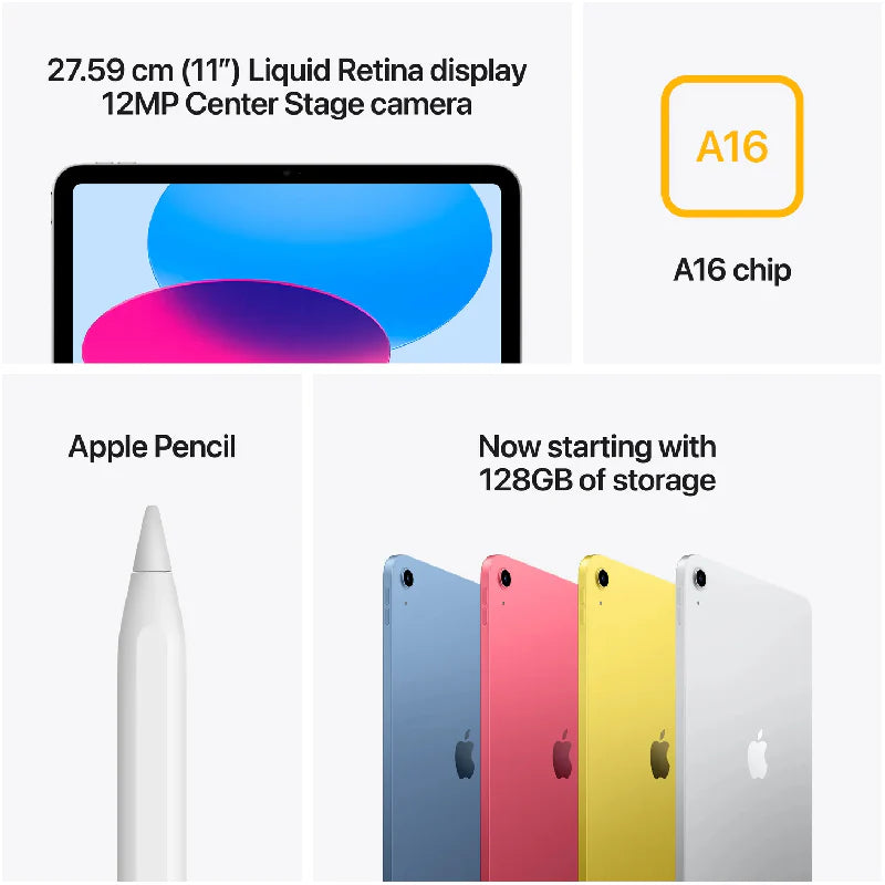 Apple iPad 11th Gen - A16 (2025) / 11-inch / 128GB / WiFi / BLUE