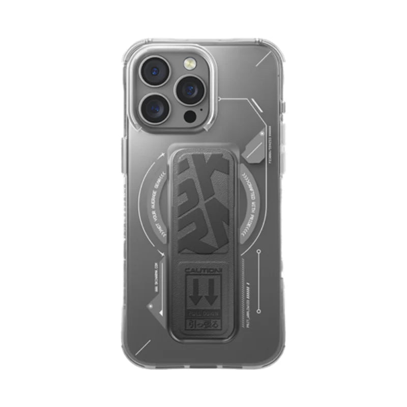 Skinarma Helio MagSafe Grip Case for iPhone 16 Pro - Gray