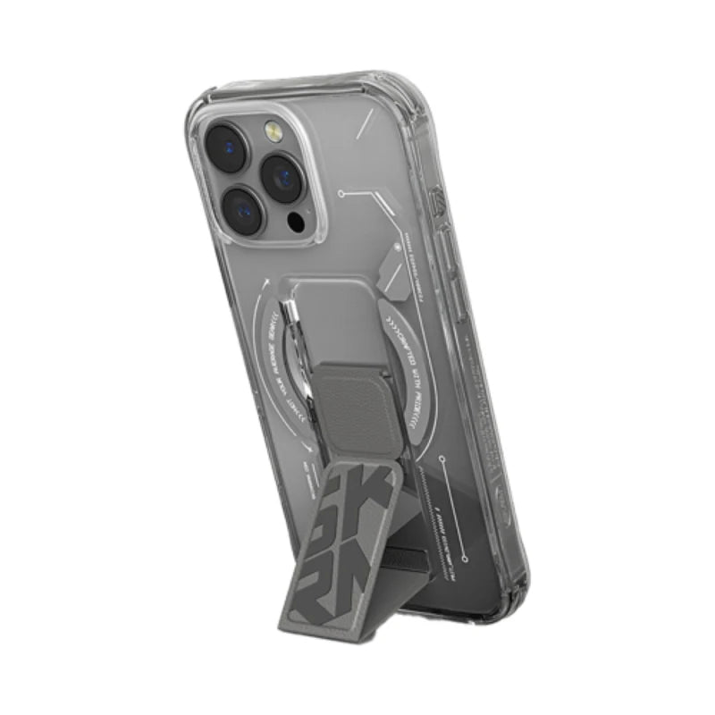 Skinarma Helio MagSafe Grip Case for iPhone 16 Pro - Gray
