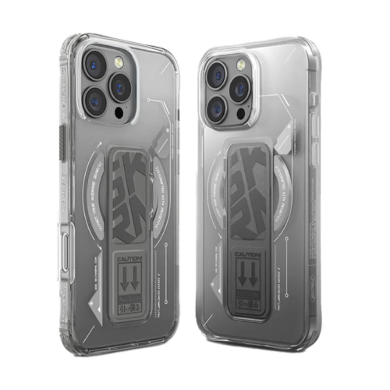 Skinarma Helio MagSafe Grip Case for iPhone 16 Pro - Gray