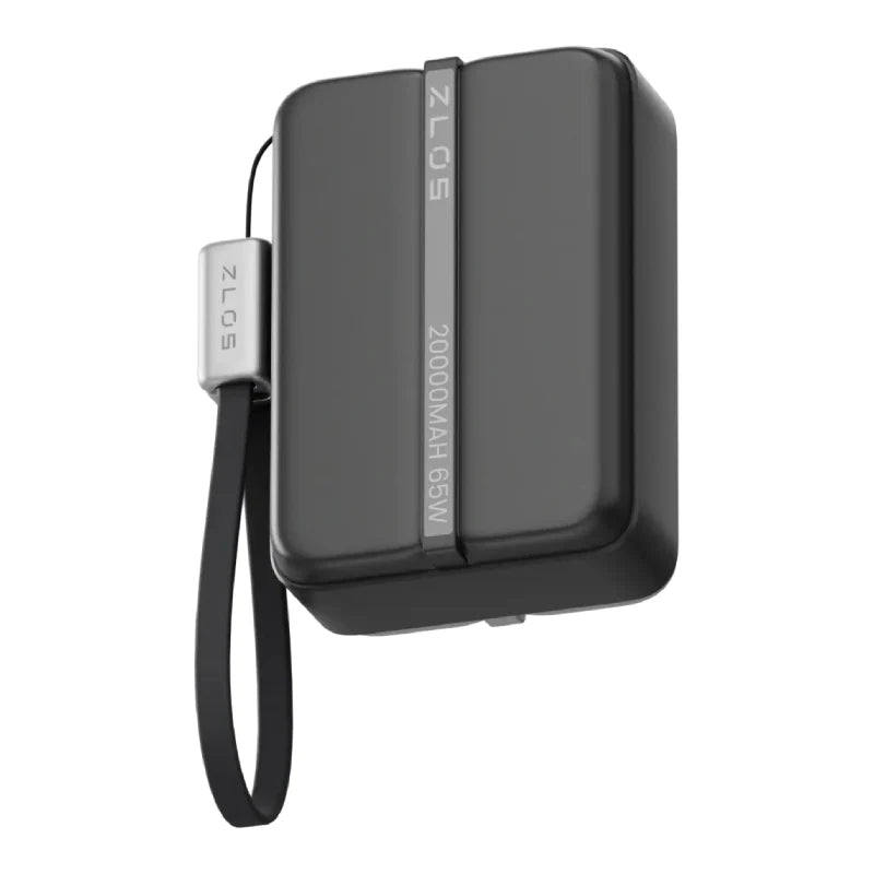 ZLOS MA20 20000mAh Power Bank 65W with Lanyard Integrated Cable