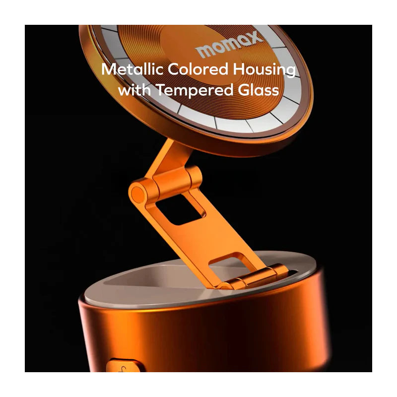 KH20M | Momax 1-Snap Go Auto Suction Magnetic Phone Stand  | Orange