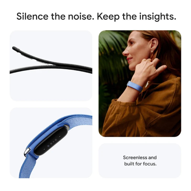 Google Fitbit Air Smart Screenless Fitness Tracker - Bluetooth / Obsidian