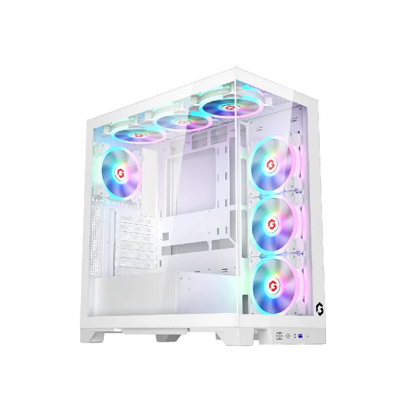 GAMEON Emperor Midnight IV Series Mid Tower Gaming Case - White