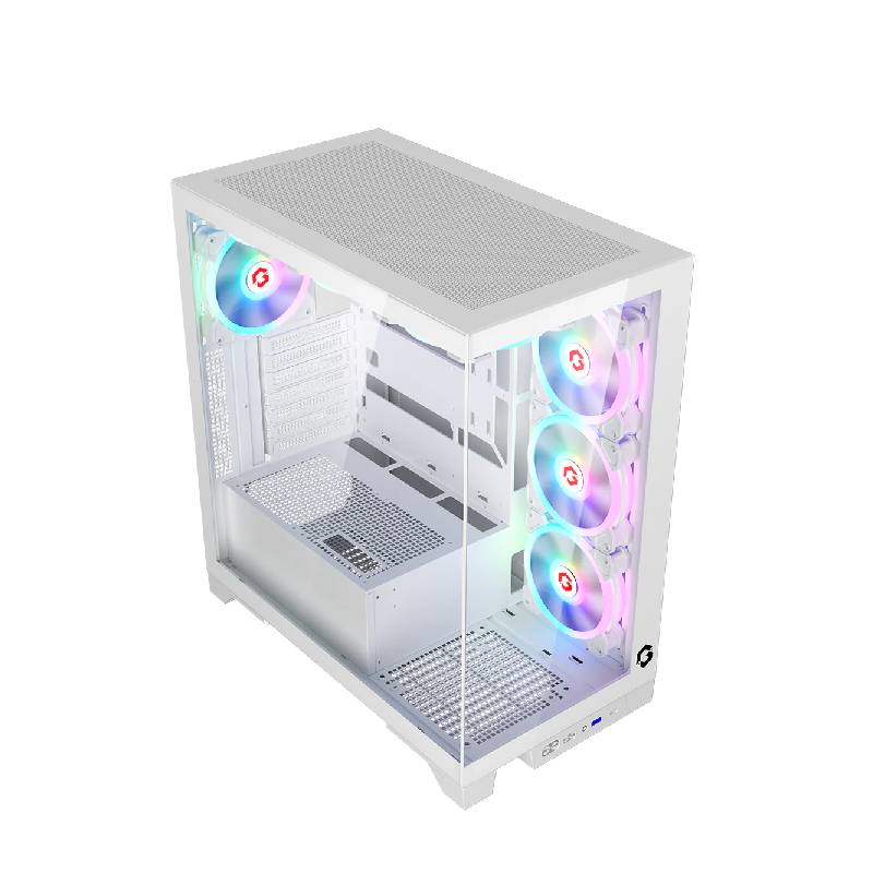 GAMEON Emperor Midnight IV Series Mid Tower Gaming Case - White