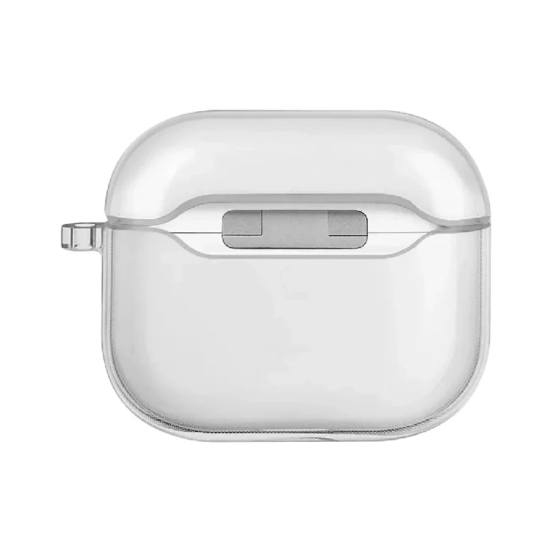 حافظة UNIQ GLASE AIRPODS PRO 4TH GEN (2024) HANG CASE - لامعة وشفافة (شفافة) 