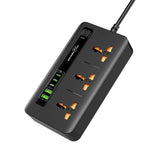 Porodo Blue Multi-Port Power Hub Black - GulfStore.com
