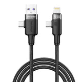 LD-009QC-C , LEEDOR BRAIDED CABLE 1.2M TYPE C-C 60W , BLACK - GulfStore.com