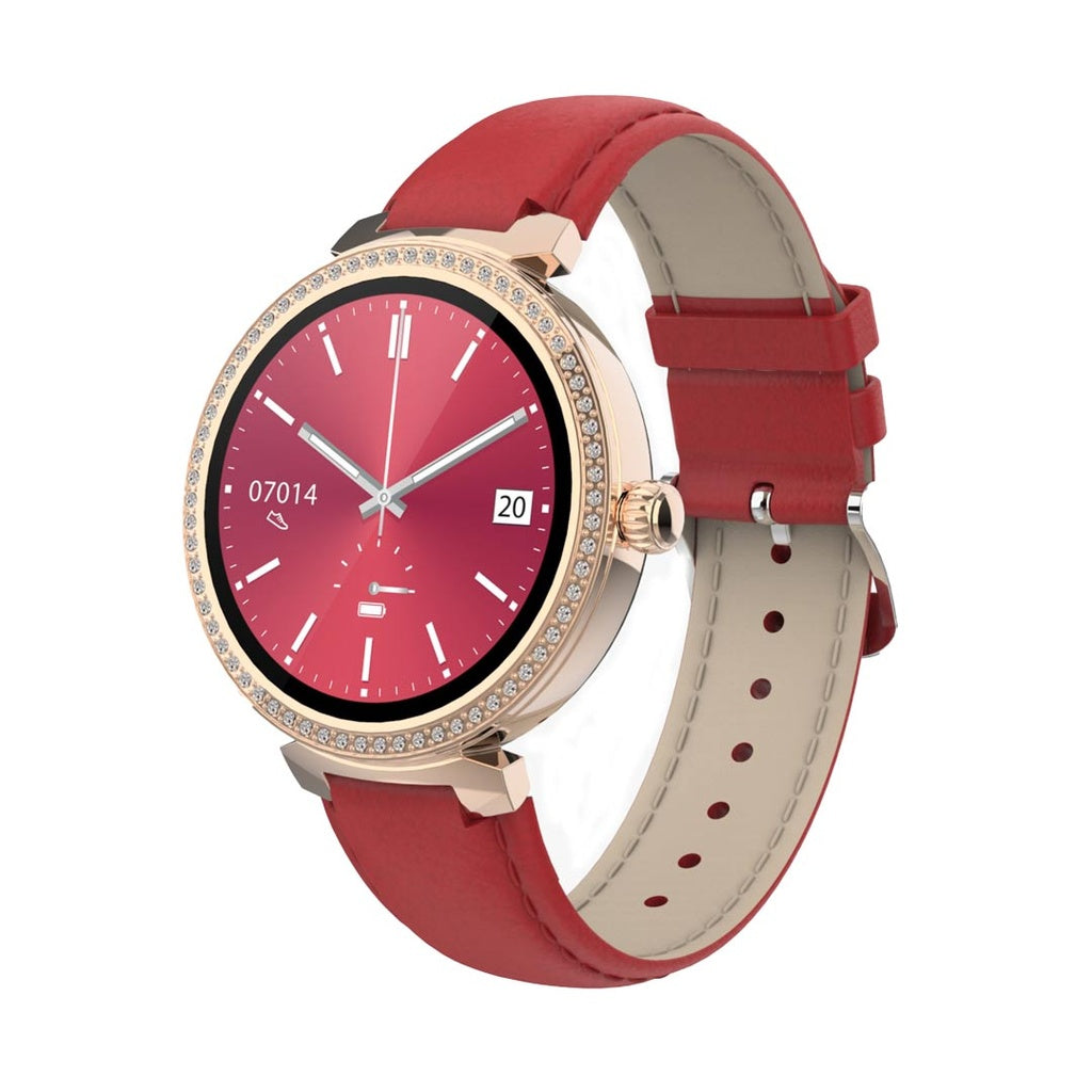 PD-BELLE-RD , Porodo Belle Smart Watch Red
