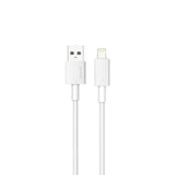 PD-CBL0002-WH , Porodo USB-A to Lightning Durable Charging Cable - White - GulfStore.com