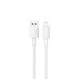 PD-CBL0006-WH , Porodo USB-A to Lightning Durable Charging Cable - White - GulfStore.com