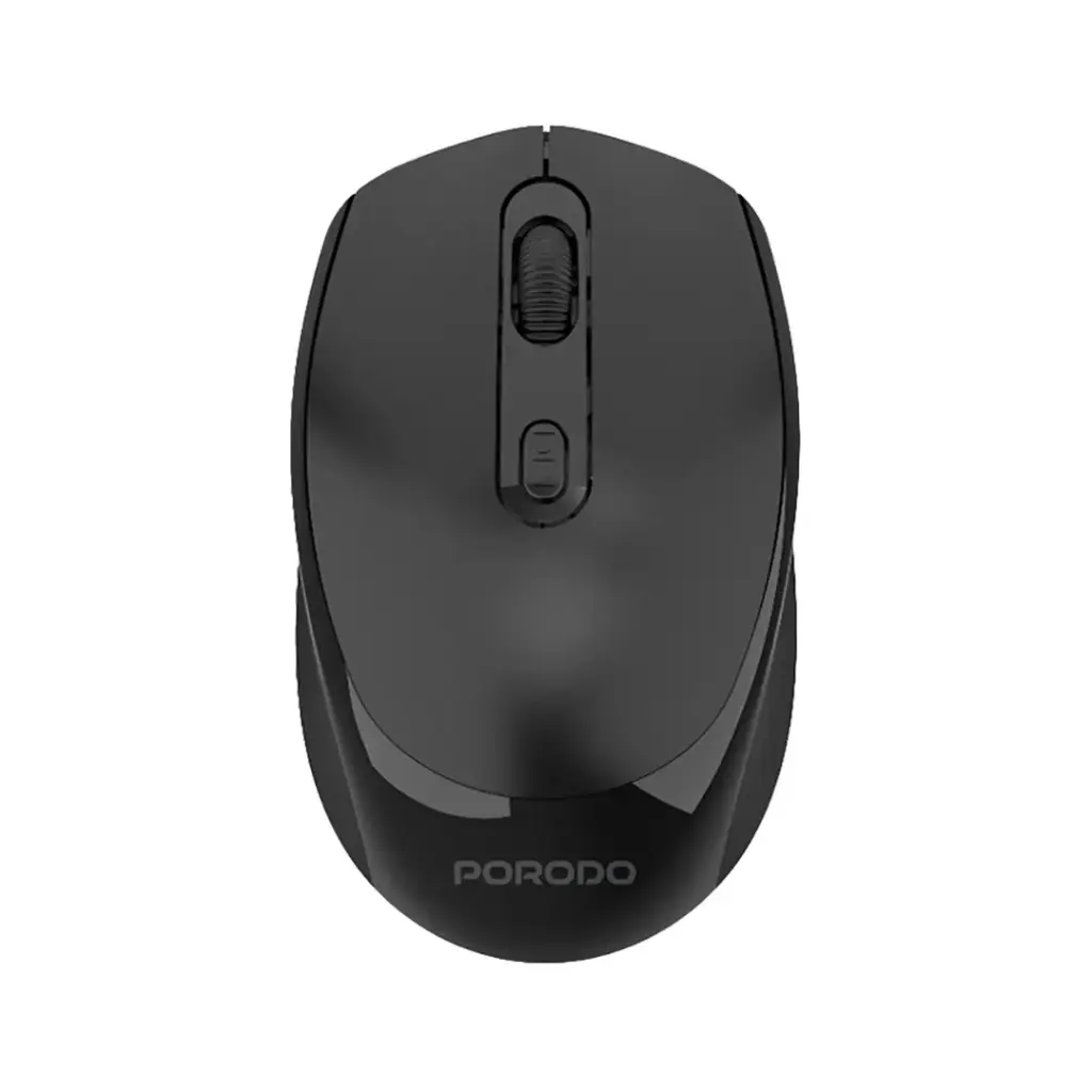 Porodo Wireless Mouse Black