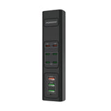 PD-FWCH031-BK , Porodo FWC031 85W Multi-Port USB Charging Hub - Black