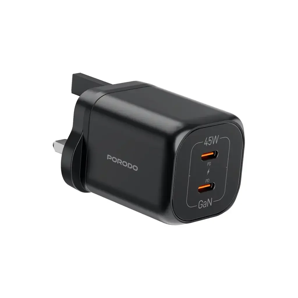 Porodo Dual USB-C Quick Charger