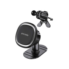 PD-MGCPH-BK | Porodo Universal Dual Mode Magnetic Phone Mount | Black - GulfStore.com