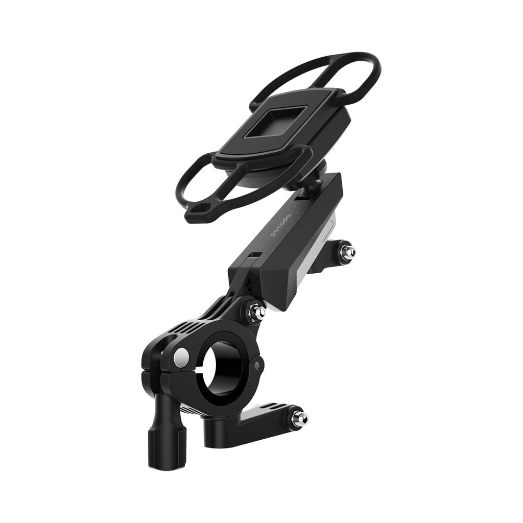 Porodo Shock-Absorption Bicycle Mount - Black  PD-RBPMNT-BK