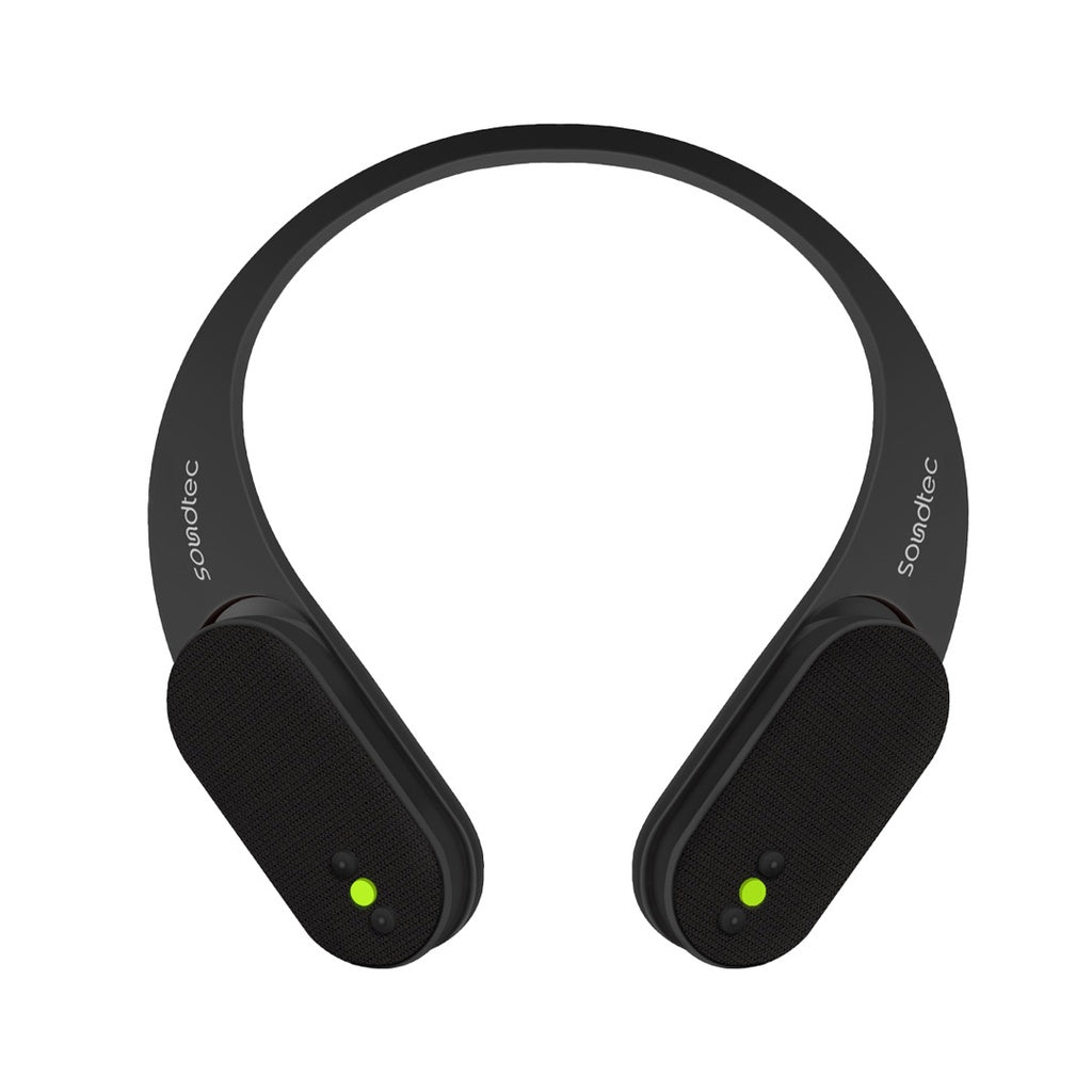 PD-STWLEP024-BK , Porodo Soundtec Neck Audio Wireless Speaker And Detachable Design - Black
