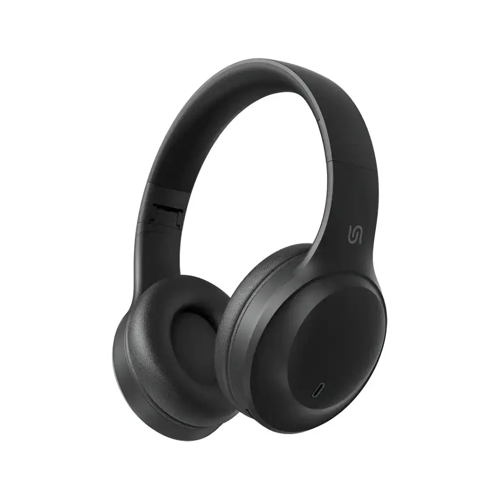 PD-STWLEP038-BK , Porodo Soundtec Primo Wireless Headphone ENC & Low-Latency Gaming Mode - Black - GulfStore.com