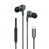 Porodo Stereo Earphones Type C C onnector | Black