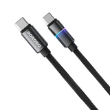 PDAHL240BK | PDAHL240BK | Porodo Aluminum Cable USB-C To USB-C Cable 240W | Black