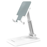 PDCCT19WH | Porodo Desktop Phone & Tablet Stand With Adjustable Telescopic | Rod-White