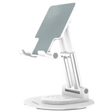 Porodo Flodable Phone & Tablet Stand With Adjustable Telescopic | Rod-White