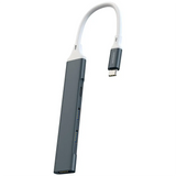 PDFWCH097-GY | Porodo Aluminum Multi-Port Usb-c Hub | Gray