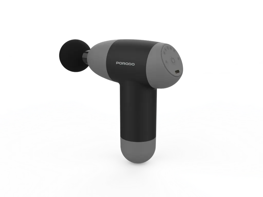 Porodo Lifestyle EaseOn Handheld Massager - Black - GulfStore.com