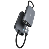 PDRDS71GY | موزع USB-C متعدد المنافذ 7 في 1 من بورودو | رمادي